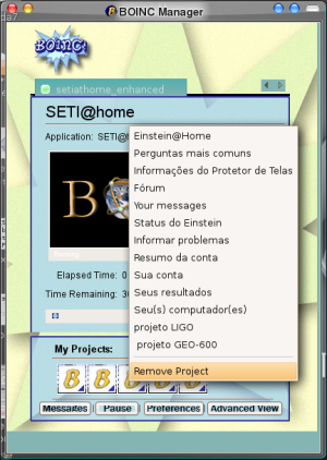 BOINC Projects Status